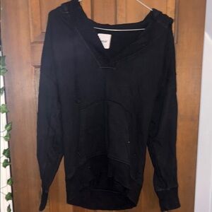 Aerie Black Pullover Sweater